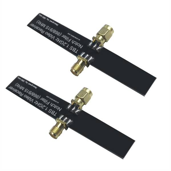 2PCS Filter for TBS 868/915 Mhz 1.2Ghz Video Receiver Notch Filter