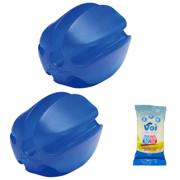 2 Piece Rod Protector and Separator with Fishing Wipes