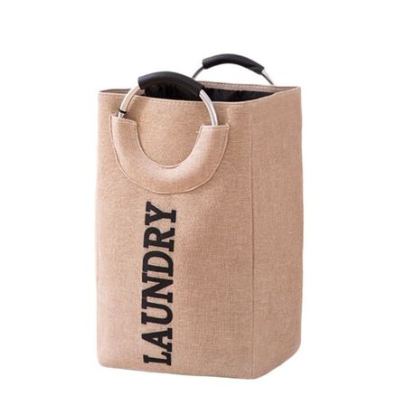 Laundry tote with online handles