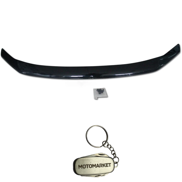 VW AMAROK Bonnet Guard 2010+ Black &amp; Motomarket keyring