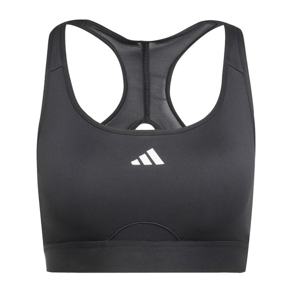 adidas Women's Powerreact Training Medium-Support Bra - Black