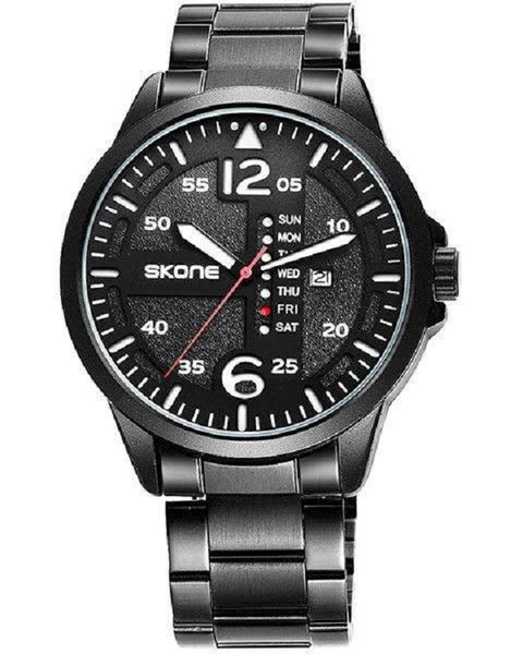 Skone Men's Rochester Watch - Link Strap - Green