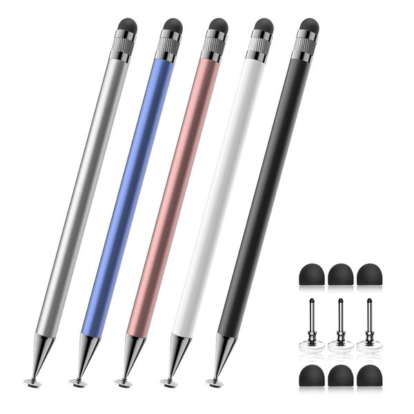 5 Pcs Universal Stylus Pen for Touch Screen, High Precision &amp; Sensitivity