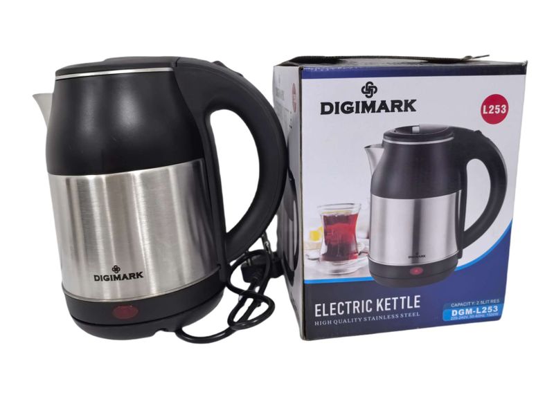 Digimark Black Stainless Steel 2.5 L Kettle