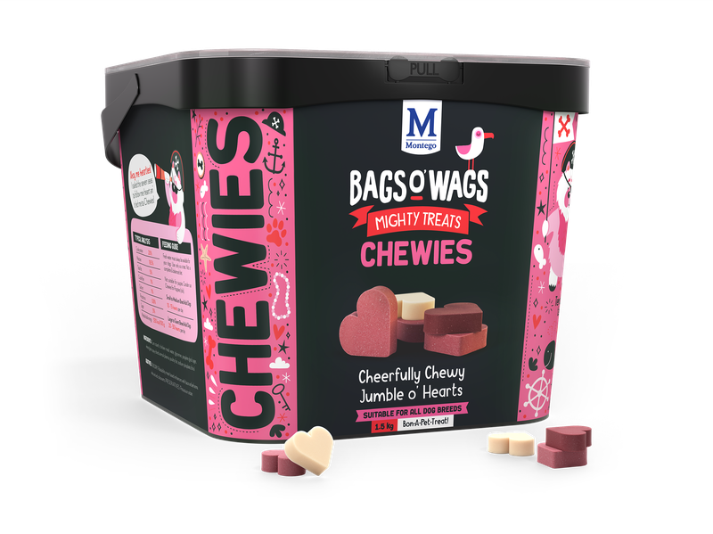 Montego Bags O' Wags - Chewies Hearty Mix Dog Treats 1.5 kg