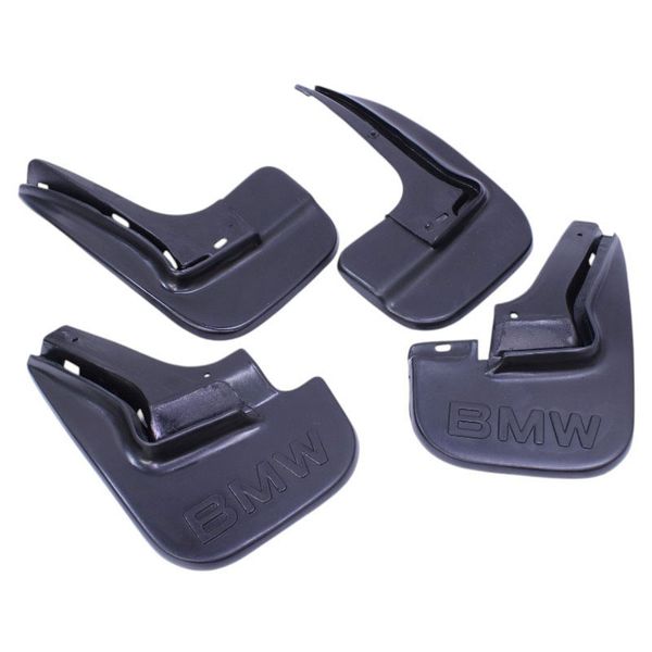 Rubber Mud Flaps Compatible With BMW E36 - Black - Set of 4