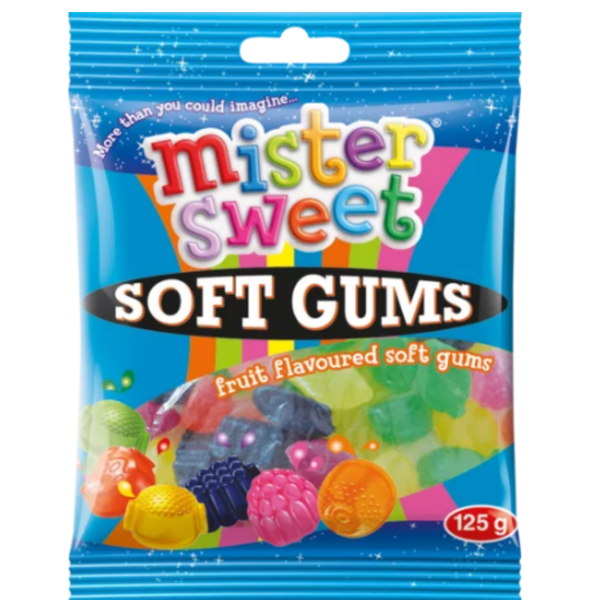 Mister Sweet Soft Gums 125g - 24 Pack