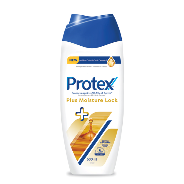 Protex Plus Moisture Lock Shower Gel -Body Wash- 500ML