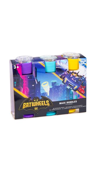 Batwheels Bubbles with Maze Top - 3 Pack