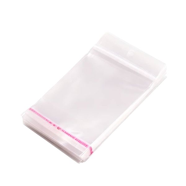 B5 : 20 X (200+260)X 30MM Self Adhesive Clear Plastic Poly Bags