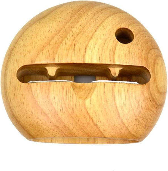 Wooden Mobile Phone Sound Amplifier Bracket Speaker Dock Elegant Desk Hold