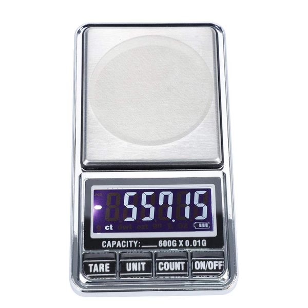 EP Series Digital Pocket Scale - 600g x 0.01g, USB rechargeable
