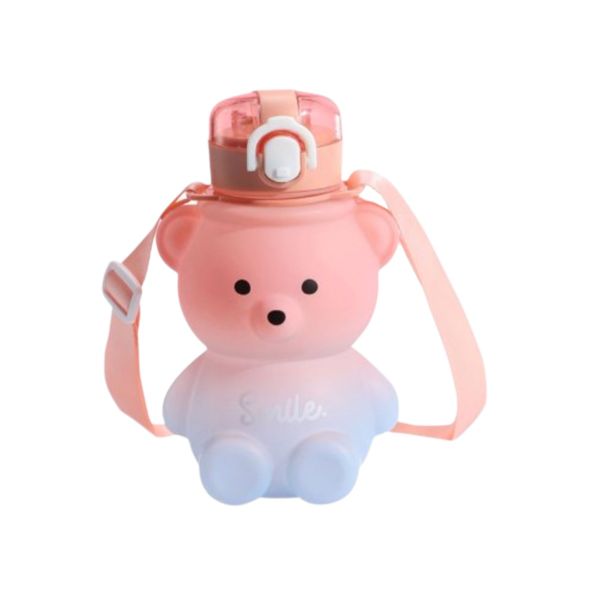 Super Cute Adorable Teddy Bear Portable Water Bottle