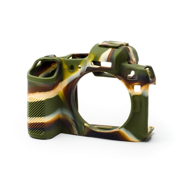 easyCover PRO Silicon Camera Protect Case for Canon R Camouflage - ECCRC