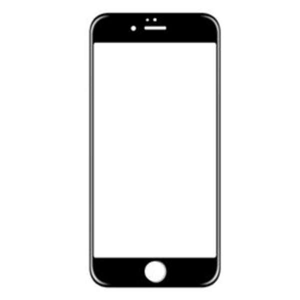 X-ONE 3D Full Screen Curved Glass Screen Protector iPhone SE - White