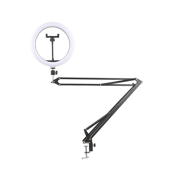 LED Selfie Ring Light With Expandable Arm Desk Stand M26