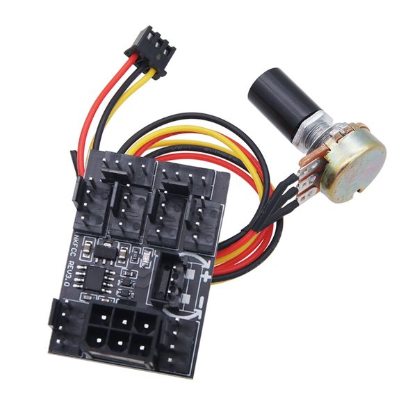 Computer Case Miner Fan Speed Controller 8-Channel Fan Hub Governor