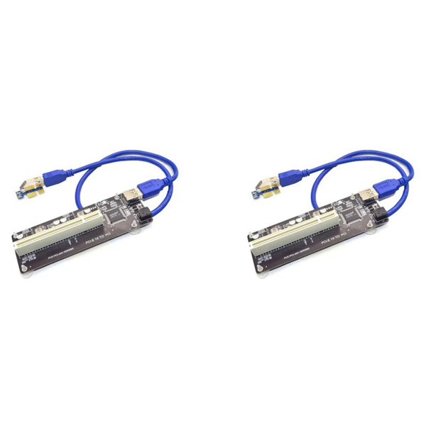 Pcie Pci-E Pci Express X1 To Pci Riser Card Bus Card For Desktop Pc