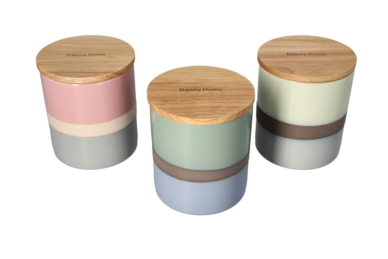 Ceramic Jars Set 3 Pieces 10cm