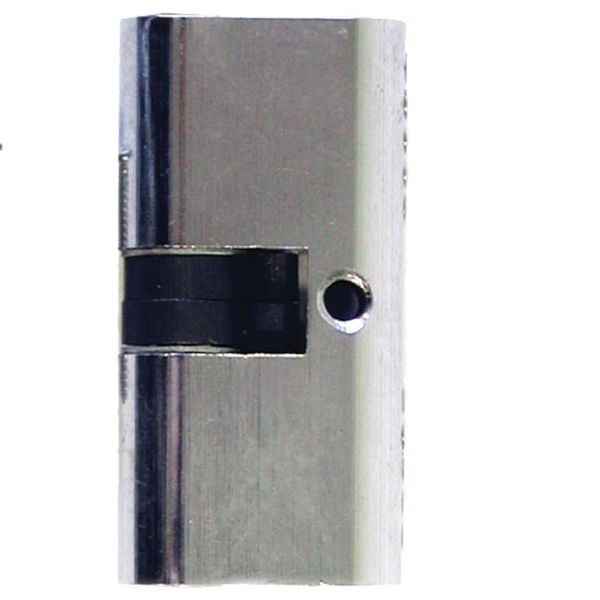 54mm Chrome Split Cam Cylinder Lock and Keys Set - 13mm Wide