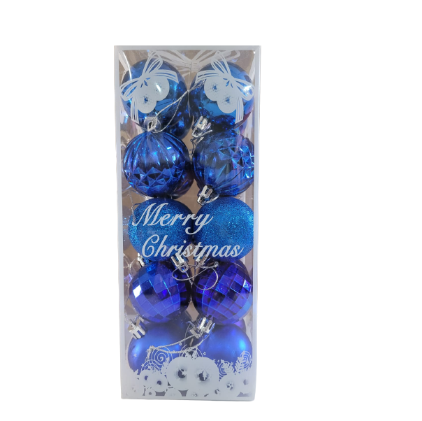 20 Piece Blue Christmas Tree Decorations