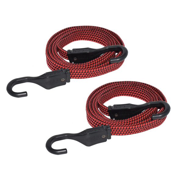 Camping Strong Bungee Elastic Cord - Red - Set of 2