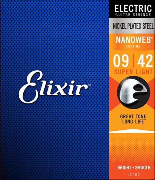 Elixir 12002 Electric Super Light Nickel Plated Steel Nanoweb