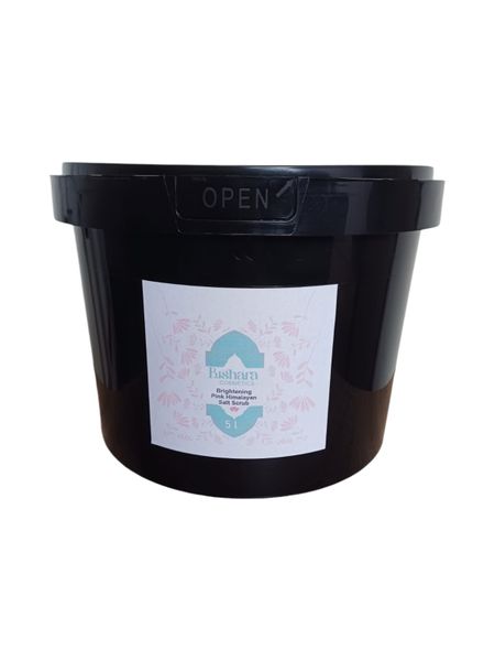 5L Bishara Cosmetics Brightening Pink Himalayan Salt Scrub