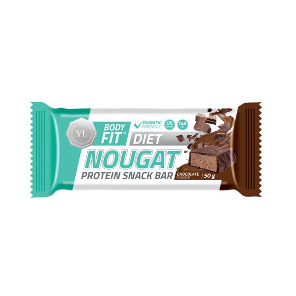 Diet Nougat Bar - 50g - Chocolate - 6 Pack | YL