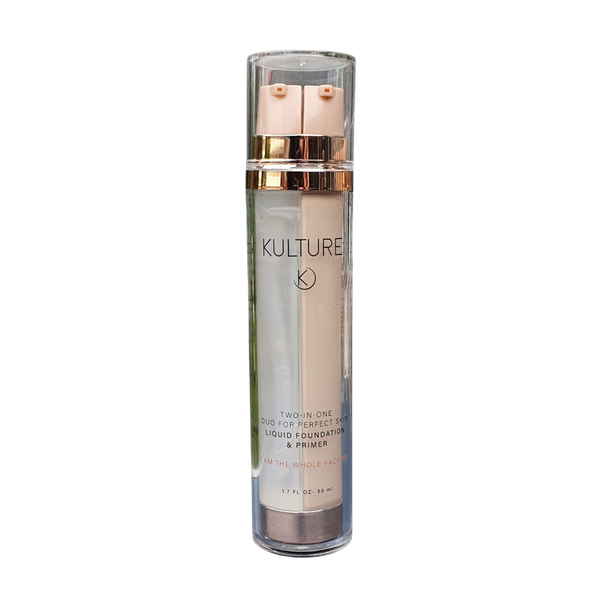 KULTURE Two-In-One Liquid Foundation &amp; Primer 50ml - Multiple Shades