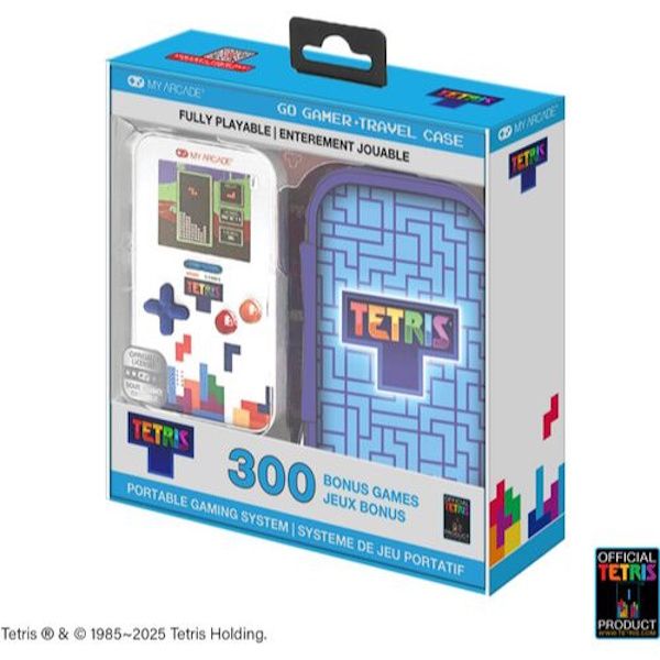 My Arcade Tetris Portable Gaming System With Case (301 games in 1)