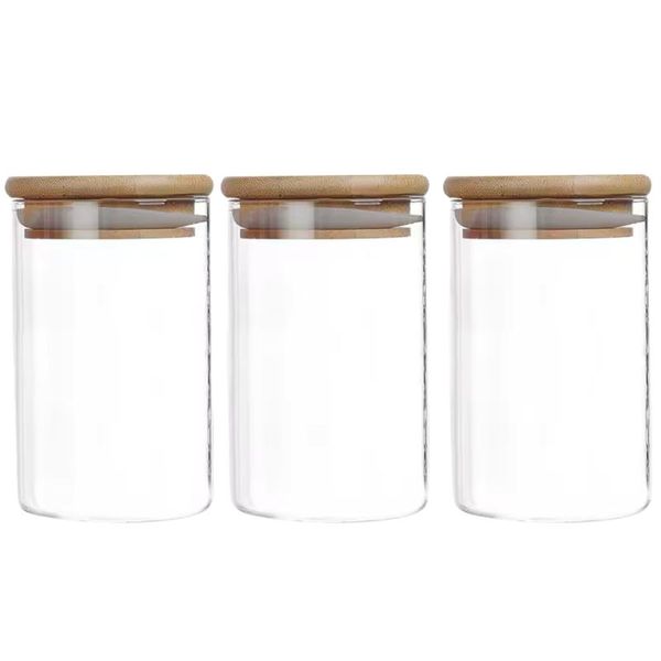 Transparent Storage Jar - Set of 3