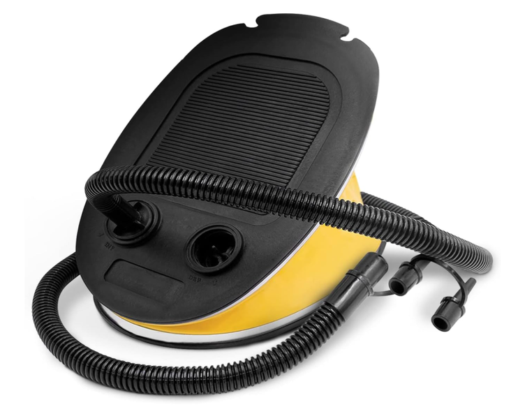 SamMag Biz Portable 5 Litre Foot Pump with Extra-Long Hose and 2 Nozzles
