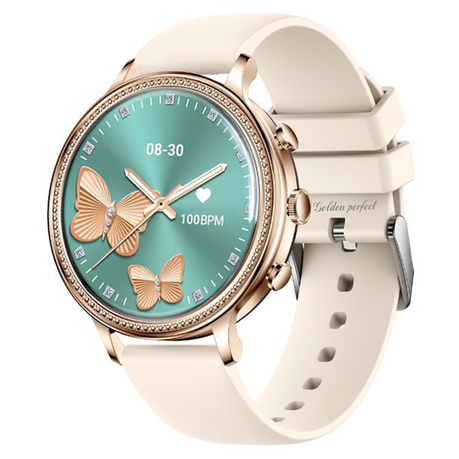 Women's Bluetooth Smartwatch - Health, Fitness & Fashion in One Image