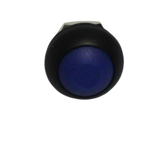 PBR171BTLE6 IP67 Momentary Push Button Switch Blue SPST Ø17.5mm