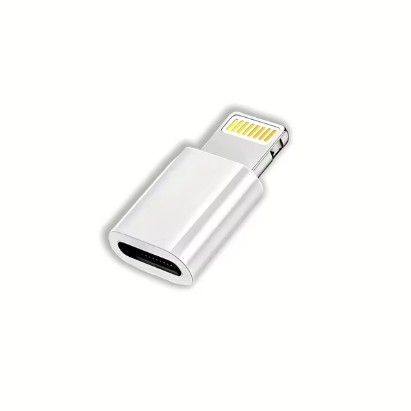 Lightning to USB-C Adapter Fast Charging Only - Compatible with iPhone