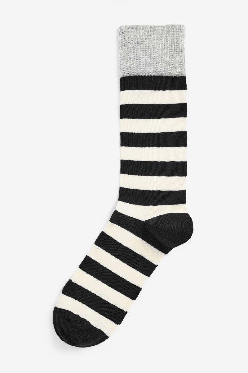 Happy Socks Black and White Striped | Shop Today. Get it Tomorrow ...