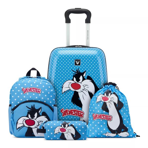 Roncato Looney Tunes DLX Set Spinners - Carry-on, Kids Backpack