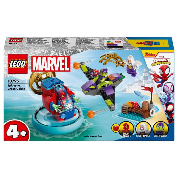 LEGO® Marvel Spidey vs. Green Goblin 10793 Building Toy Cars - 84 Pieces