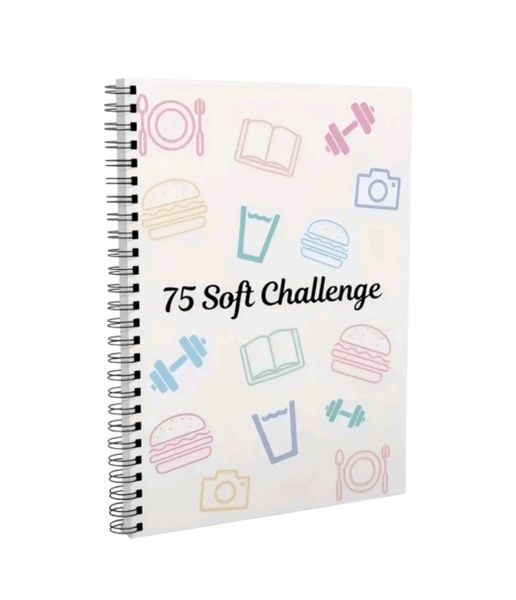 75 Soft Challenge Planner - A5 Fitness &amp; Habit Tracker Journal (70 Pages)