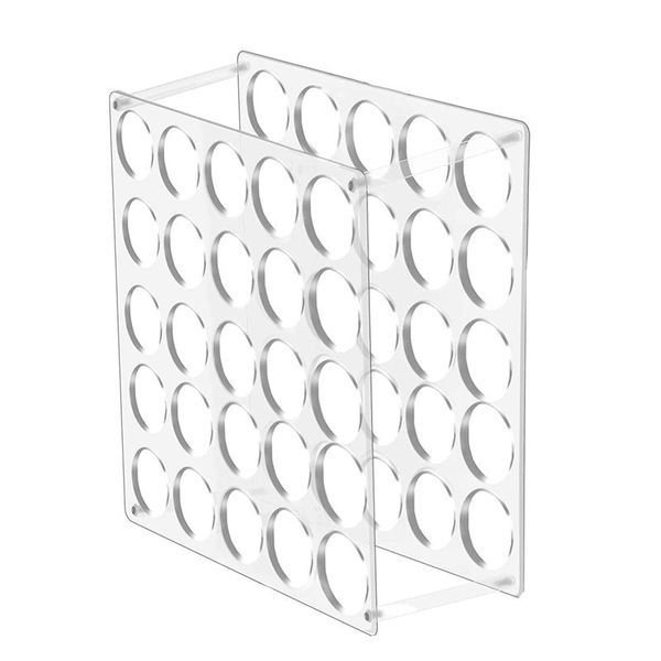 Vinyl Roll Storage Rack with 25 Holes, Vinyl Roll Holder for Craft Room, 12