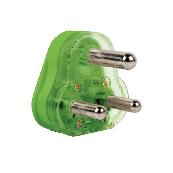Plug Top 16A Hollow Pin Green E/Mate