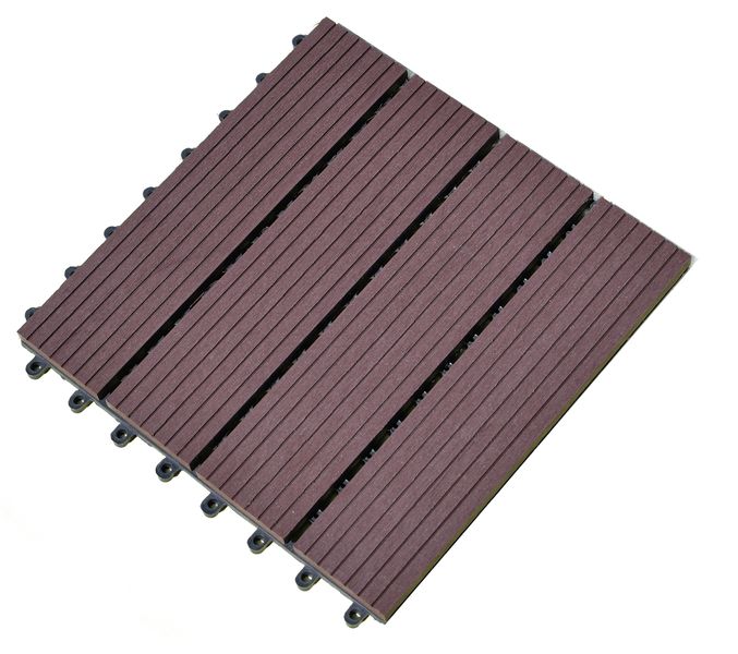 4 Everdeck Composite Brown DIY Decking Tile
