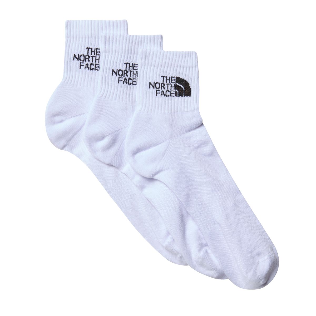 The North Face - Multi Sport Cushioned Quater 3 Pack Sock In White