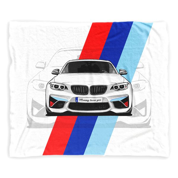 Baby Racer Minky Blanket