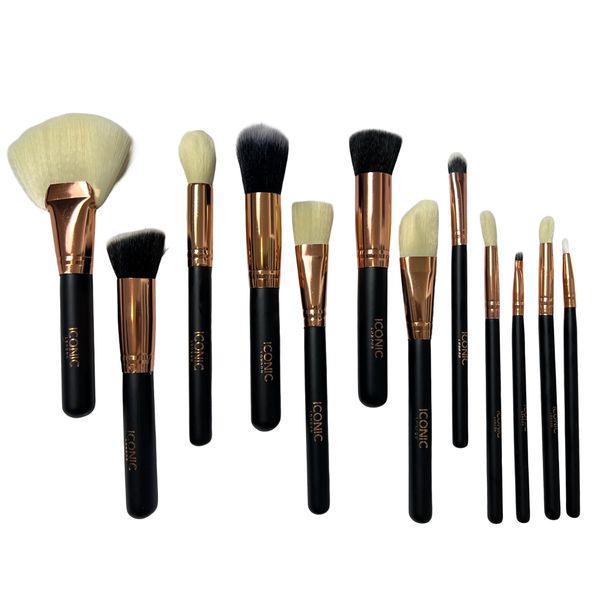 Essential 12-Piece Makeup Brush Set for Flawless Application