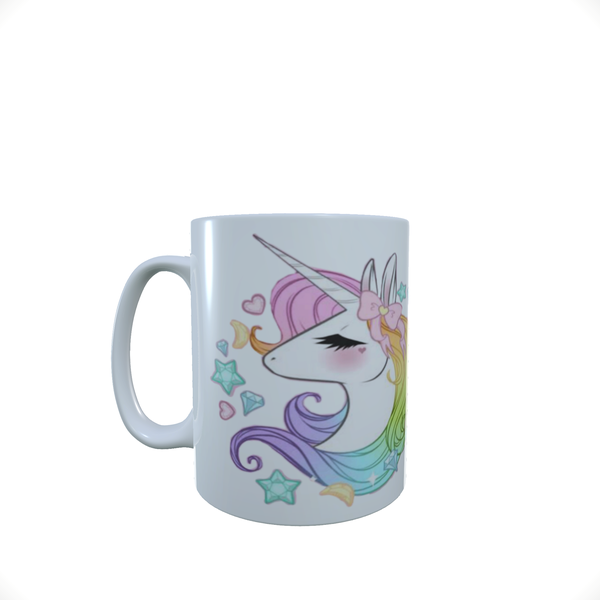 Rainbow Unicorn Stensil - Coffee Mug