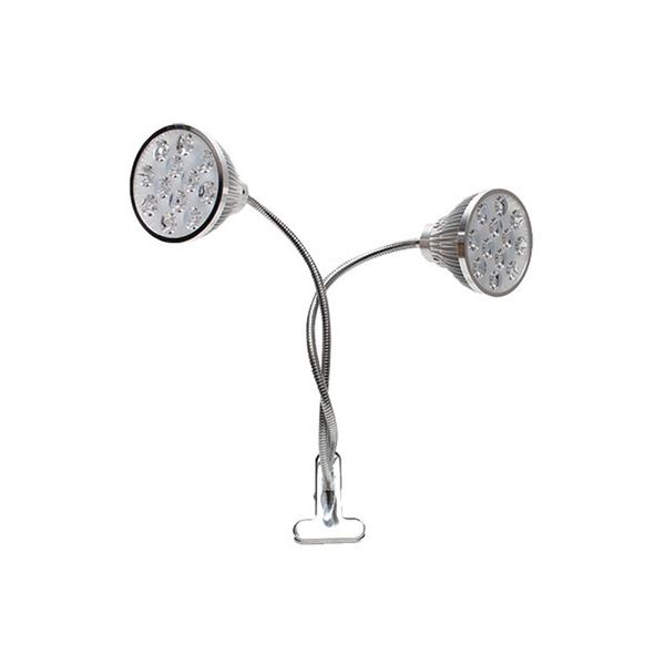 ACDC - 85-265VAC 24W LED Double Head Clamp Grow Light