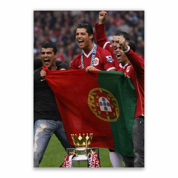 Ronaldo Portugal Flag Poster - A1