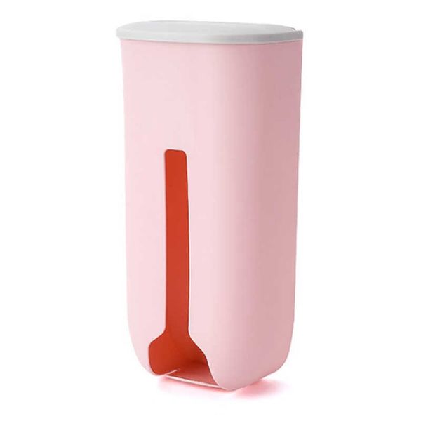 Storage - Plastic Bag Sispenser - Pink
